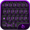 Purple Light Black Keyboard Theme