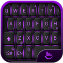 Purple Light Black Keyboard Theme APK