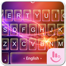 Purple Meteor Shower Keyboard Theme APK