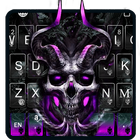 Purple Skull Horns icône