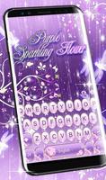Purple Sparkling Flower Screenshot 1