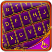 Purple Royal Laser Keyboard Theme