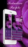 TouchPal Purple Rose Theme Poster