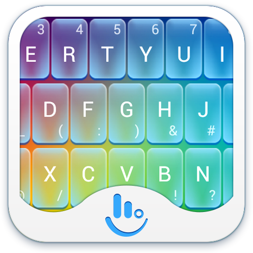 TouchPal Rainbow keyboard