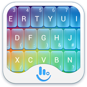 TouchPal Rainbow keyboard Zeichen