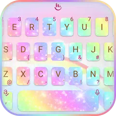 Rainbow Galaxy Keyboard Theme APK Herunterladen
