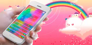 Rainbow Love Keyboard Theme