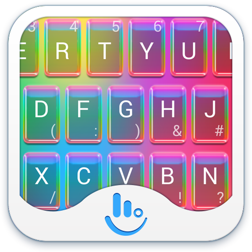 Rainbow Love Keyboard Theme