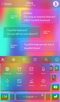 Rainbow Love Keyboard Theme screenshot 2