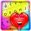Rainbow Transparent Glass Keyboard Theme APK
