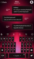 TouchPal Red And Black Theme ảnh chụp màn hình 2