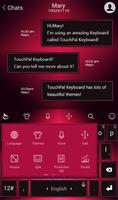 TouchPal Red And Black Theme ảnh chụp màn hình 3
