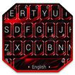 Smooth Red Black Keyboard Theme