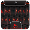 Sangre metal roja negra Tema del Teclado APK