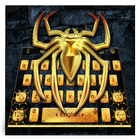 Lustrous Golden Spider Keyboard Theme ícone