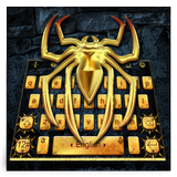 Icona Lustrous Golden Spider Keyboard Theme