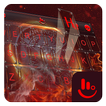 Red Dragon Warrior Keyboard Theme