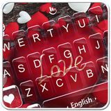 Red Heart Love Sweet Valentine Keyboard Theme icon