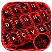 Red Lightning Keyboard Theme