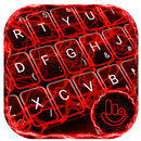 Red Lightning Keyboard Theme APK