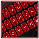 Red Metal Keyboard Theme APK