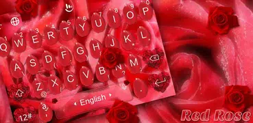 Red Rose Keyboard Theme