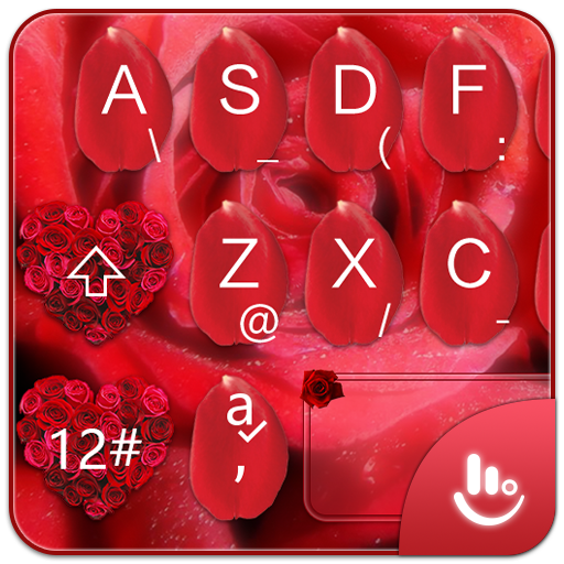 Red Rose Keyboard Theme