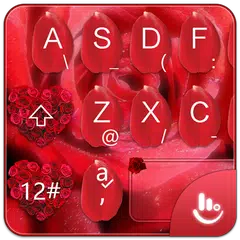 Red Rose Keyboard Theme APK download
