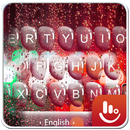 Red Water Droplets Keyboard Theme APK