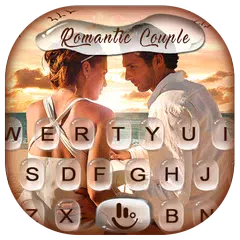 Romantic Love Couple Photo Keyboard Theme APK download