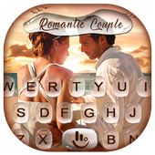 Romantic Love Couple Photo Keyboard Theme-icoon