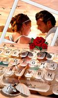 Romantic Love Couple Photo Keyboard Theme Plakat