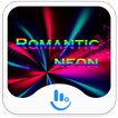 Romantic Neon Keyboard Theme