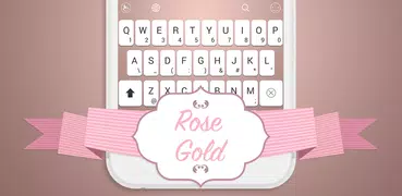 Rose Gold Keyboard Theme