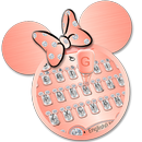 Rose Gold Minny Keyboard Theme APK