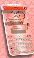 Rose Gold Minny Keyboard Theme screenshot 1