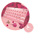 Simple Rose Gold Keyboard Theme APK