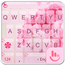 Pink Rose Keyboard Theme aplikacja