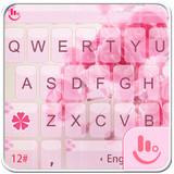Pink Rose Keyboard Theme icono