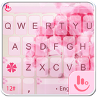 Pink Rose Keyboard Theme ikona