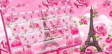 Rose Paris Keyboard Theme