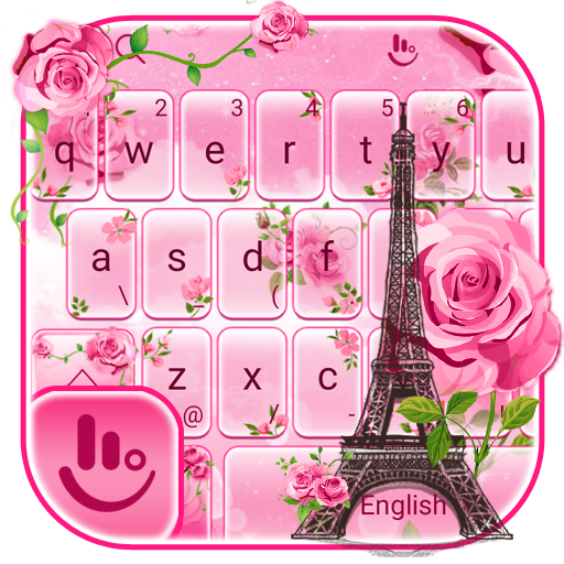 Rose Paris Keyboard Theme