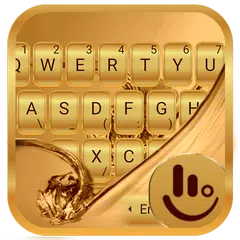 Galaxy Gold Keyboard Theme APK Herunterladen