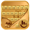 Galaxy Gold Keyboard Theme