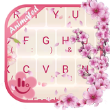 Live 3D Sakura Keyboard Theme simgesi
