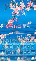Sea of Sakura Keyboard Theme Affiche