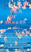 Sea of Sakura Keyboard Theme Poster