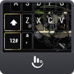 Skeleton Camouflage Guns Keyboard Theme