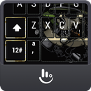 APK Skeleton Camouflage Guns Keyboard Theme