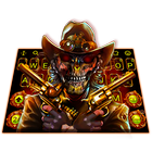 Rogue Skull Golden Gun Keyboard Theme icon